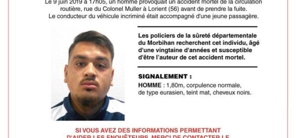 Signalement du fugitif de Lorient